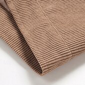 economico Giubbotti e cappotti da uomo-Per uomo Giacca Leggera Giacca in Velluto a Coste Giacca Casual Vacanza Quotidiano Caldo Tasca Primavera Autunno Semplice Moda Classico Bavero Regolare Nero Cachi Verde militare Beige Giacca