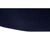 billige Herre Elite Genser og Cardigans-Herre Pullover genser Vaffelstruktur Strikke Crewneck عادي Crew-hals Årgang Kul Skole Feriereise Klær Raglan Ermer Vår Høst Mørk Marineblå Kakifarget S M L