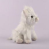 رخيصةأون التماثيل-لعبة محاكاة بقرة المرتفعات المحشوة الناعمة لعبة حيوانية واقعية بقرة المرتفعات كاواي هدية للأطفال للأولاد والبنات هدية عيد ميلاد