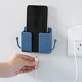 voordelige Opslag &amp; Organisatie-4 stuks afstandsbediening voor mobiele telefoon, wandhouder, opbergdoos voor afstandsbediening van airconditioning en tv zonder boren, opbergrek voor afstandsbediening in de badkamer