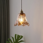 baratos Luzes pendentes-Mini luminária pendente de vidro e cobre com cúpula de vidro, luminária pendente de vidro transparente para quarto, sala de jantar e cozinha