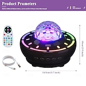 cheap Star Galaxy Projector Lights-Galaxy Projector for Bedroom 4 Lighting Modes Galaxy Light Projector with Bluetooth Speaker and Remote USB Powered Kids Night Light Projectors for Home Decor Teen Girl Gifts