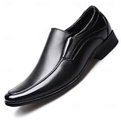 levne Pánské nazouváky a mokasíny-Pánské nazouvací společenské boty - mokasíny s hranatou špičkou pro business casual do kanceláře, na svatbu i na každodenní nošení
