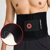 voordelige Hardloopaccessoires-Effen Hulp Verhoogde kernstabiliteit Taille Trimmer Wrap Voor Sportschooltraining Hardlopen