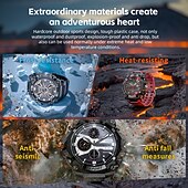 voordelige Smartwatches-LOKMAT ATTACK 3 PRO Slimme horloge 1.39 inch(es) Smart horloge Bluetooth Stappenteller Gespreksherinnering Slaaptracker Compatibel met: Android iOS Dames Heren Lange stand-by Handsfree bellen