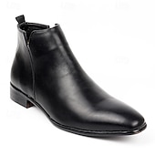 preiswerte Chelsea -Stiefel-Chelsea-Stiefel für Herren, Business-Casual-Stiefeletten zum Hineinschlüpfen für Büro und Alltag