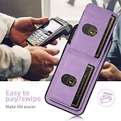 abordables Coques iPhone-téléphone Coque Pour iPhone 17 Pro Max 17 Air 16 16 Plus 16 Pro 16 Pro Max 15 15 14 Pro Max Plus 14 Plus 13 Pro Max Étui Portefeuille avec Support Emplacement Carte Antichoc Rétro TPU faux cuir