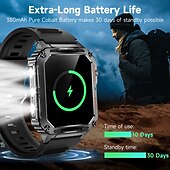 Недорогие Смарт-часы-LOKMAT P3 Умные часы 1.91 дюймовый Смарт Часы Bluetooth Педометр Напоминание о звонке Датчик для отслеживания активности Совместим с Android iOS Женский Мужчины