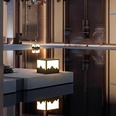 economico Lampioni-Lampada da esterno a LED, impermeabile, per cortile, per portico, patio, esterno, terrazza, garage, cortile, lanterne da esterno