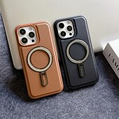 お買い得  iPhone用ケース-電話 ケース 用途 iPhone 16 15 14 Pro Max Plus 16e 13 Pro Max バックカバー 磁石バックル キックスタンド 耐衝撃 レトロ風 TPU PUレザー