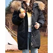 Copii Fete Jos Culoare solidă Modă Γούνινος Γιακάς Fermoar Buzunar Școală Palton Îmbrăcăminte exterioară 4-12 ani Iarnă Negru Roz Îmbujorat Roșu-aprins ieftine Jachetă de fetiță din puf și parka-Copii Fete Jos Culoare solidă Modă Γούνινος Γιακάς Fermoar Buzunar Școală Palton Îmbrăcăminte exterioară 4-12 ani Iarnă Negru Roz Îmbujorat Roșu-aprins