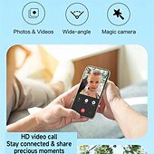 お買い得  スマートウォッチ-AS10 スマートウォッチ 2インチ 子供用スマートウォッチ 携帯電話 3G 4G 3G 歩数計 通話リマインダー アクティビティトラッカー Android iOS対応 子供用 GPS 長時間スタンバイ ハンズフリー通話 IP68 18mm ウォッチケース