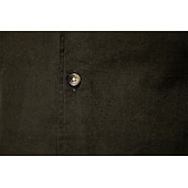 economico Camicie Elite da Uomo-Per uomo Camicia Blu marino scuro Marrone Verde militare Manica Lunga Semplice Colletto a Camicia Scuola Formale Bottoni Abbigliamento Elegante Vintage Cool Quotidiano