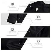 preiswerte Lässige Jacken-Herren Leichte Jacke Cordjacke Freizeitjacke Urlaub Täglich Atmungsaktiv Tasche Frühling Herbst Einfach Mode Klassisch Revers Regulär Schwarz Braun Hellgrau Armeegrün Aprikose Jacken