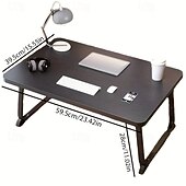 billige Svømmebasseng for barn-ett sammenleggbart bord/sammenleggbart studiebord/studentstudiebord/laptop-skrivebord/sofabord/nattbord - størrelse 60 cm/23,62 tommer * 40 cm/15,75 tommer * 28 cm/11,02 tommer - egnet for soverom,