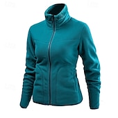 voordelige Fleece &amp; 3-in-1 Jassen-Dames Wandeljack Fleece jas Thermische jas Winter Buitenshuis Warmte-isolerend Kleding Bovenlichaam Licht Groen Rood Blauw Groen