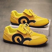 economico Sneakers da uomo-scarpe da ginnastica sportive rosse e bianche da uomo: eleganti scarpe da corsa con rete traspirante per abbigliamento casual, palestra e avventure all&#039;aria aperta