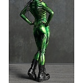 abordables Disfraces de Mujeres-Disfraz de carnaval Traje de Cuerpo Completo Trajes Zentai estampados Traje de cosplay Body Estampado Disfraz Sexy Víspera de Todos los Santos Hombre Mujer Chico Traje para Fiesta Rendimiento
