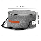 Недорогие Хранение вещей и организация пространства-Складной ящик для хранения фетровых шляп большого размера с крышкой и ручкой – круглый дорожный органайзер для шляп для мужчин и женщин, сумка для хранения ковбойских шляп, хранения одежды и мягких