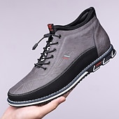 preiswerte Sneaker für Herren-braune High-Top-Wanderschuhe für Herren – bequeme Schnürschuhe für große Füße, Reisen und lange Wanderungen