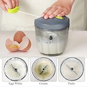 economico Utensili frutta e verdura-robot da cucina manuale, tritatutto per verdure con lame in acciaio inox, tritatutto portatile a mano con filo, taglia-aglio, taglia-cipolla per verdure, zenzero, frutta, noci, erbe aromatiche