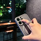 Недорогие Чехлы для iPhone-телефон Кейс для Назначение iPhone 17 Pro Max 17 Air i16 15 14 Pro Max Plus 13 Pro Max Кейс на заднюю панель Поддержка беспроводной зарядки Откидная подножка Защита от удара Ретро ПК