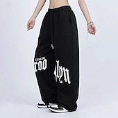 economico Pantaloni da Corsa &amp; Collant-Per donna Pantaloni a gamba larga Pantaloni sportivi della tuta Pantaloni sportivi da salotto Tasca Vita Alta Pantaloni Palestra Athleisure Allenamento Primavera Autunno Di tendenza All'aperto