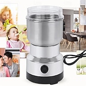 baratos eletrodomésticos-Moedor de grãos multifuncional de cozinha com 4 lâminas para picar café, moedor elétrico de café caseiro, liquidificador com sabor de nozes e grãos