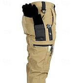 abordables Pantalones cargo-Hombre Pantalones cargo Pantalones de lana Pantalones tácticos Pantalones Botones Multi bolsillo Plano Listo para vestir Templado Exterior Diario Acampada y Senderismo Moda Clásico Verde Trébol Caqui