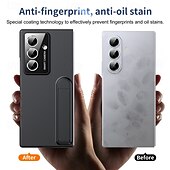 Недорогие Чехлы для Samsung-телефон Кейс для Назначение SSamsung Galaxy Z-образный сгиб 7 Z-сгиб 6 Z Fold 5 Z Fold 4 Кейс на заднюю панель и протектор экрана Откидная подножка Защита от удара Ретро