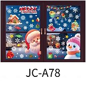 お買い得  ステッカー-クリスマスの窓用ウォールステッカー、スノーフレークの窓用ステッカー、跡が残らない取り外し可能なクリスマスデコレーション、ホリデー気分を盛り上げるデコレーション