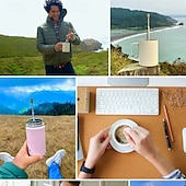 preiswerte Küchenutensilien &amp; Gadgets-Kaffeefilter im Finalpress-Stil, tragbarer Kaffeebereiter im Pressen-Stil, wiederverwendbar, kreativer Kaffeetropfer, einfaches manuelles Brühwerkzeug für Zuhause, Büro und Reisen, praktisches Gerät