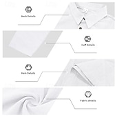 Herre Linskjorte Golf skjorte Arbeid Avslappet Knaphul Langermet Grunnleggende Moderne عادي Knapper Vår Høst Normal Svart Hvit Navyblå Kakifarget Militærgrønn Lyseblå Linskjorte billige Herre Klassisk Polo-Herre Linskjorte Golf skjorte Arbeid Avslappet Knaphul Langermet Grunnleggende Moderne عادي Knapper Vår Høst Normal Svart Hvit Navyblå Kakifarget Militærgrønn Lyseblå Linskjorte