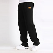 economico Pantaloni della tuta-Per uomo Pantaloni da tuta Pantaloni Pantaloni della tuta con fondo aperto Coulisse Elastico in vita Gamba Dritta Semplice Traspirante Lunghezza intera Sport all&#039;Aperto Casuale Quotidiano Moda