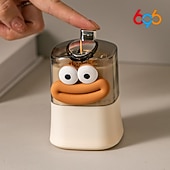 economico Utensili e gadget da cucina-distributore automatico di stuzzicadenti a comparsa, design creativo a pulsante con simpatici adesivi a forma di cartone animato, ideale per l&#039;uso in cucina e sul tavolo da pranzo