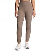 tanie Legginsy i legginsy do jogi-Damskie Legginsy capri Legginsy do jogi Wyszczuplenie brzucha Siłownia Obuwie sportowe Bieganie Doły Drukowanie Biały Granatowy Brązowy Jesień Sport Odzież sportowa Szczupła