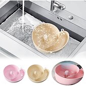 cheap Fruit &amp; Vegetable Tools-2pcs Snail Shaped Fruit Washer with Strainer Automatic Cleaning Basket with Efficient Draining System Heavy-Duty Plastic Kitchen Sink Organizer for Fruits, Vegetables, Pasta