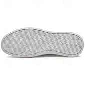 abordables Chaussures Décontractées Slip-On-Chaussures blanches à enfiler en cuir pour hommes - minimalistes et confortables, adaptées aux professionnels occupés au bureau et dans des environnements décontractés