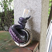 abordables Halloween-Lámpara de pared colgante retro, lámpara de tentáculo de pulpo retro, monstruos con bombillas, portalámparas de pared con forma de tentáculo de pulpo para decoración del hogar