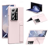Недорогие Чехлы для Samsung-телефон Кейс для Назначение SSamsung Galaxy Z-образный сгиб 7 Z-сгиб 6 Z Fold 5 Z Fold 4 Кейс на заднюю панель и протектор экрана Откидная подножка Защита от удара Ретро