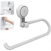 お買い得  バスルームオーガナイザー-taili タオルラック ロールペーパー収納ホルダー、収納ロールスタンド トイレットペーパーホルダー、ティッシュ収納棚 トイレットペーパーホルダー パンチングなし、キッチン装飾およびアクセサリー