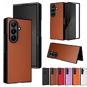 economico Cover Samsung-telefono Custodia Per Samsung Galaxy Piegatura a Z 7 Z Fold 6 Z Fold 5 Z Fold 4 Copertura Posteriore Resistente agli urti Retrò TPU Pelle PU