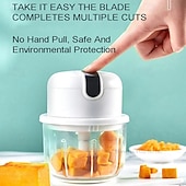 halpa Kodinkoneet-300 ml sähköinen valkosipulilihamylly mini valkosipulimurskain lihamylly pippuripippuripähkinälihamylly