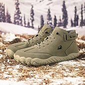 economico Scarponi da trekking-stivali da combattimento tattici militari da uomo color cachi – stivali leggeri antiscivolo per escursioni, addestramento militare e sport d&#039;avventura