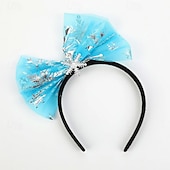 economico Costumi di Halloween per bambini-Bambini Ragazze Accessori per capelli Dolce Quotidiano Ferie Floreale Fiocco Nero Bianco