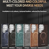 halpa Samsung-kotelot-puhelin Etui Käyttötarkoitus Samsung Galaxy S25 Ultra Plus S24 Ultra Plus S23 Ultra Takakuori Tukee langatonta latausta Iskunkestävä Retro TPU PU-nahka