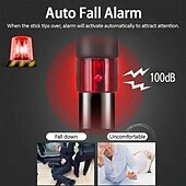 baratos Equipamento de Camping-Bengala portátil multifuncional com altura ajustável e tocador de música mp3, rádio LED para ouvir, função de alarme automático interessante