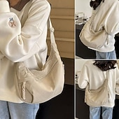 levne úschovna zavazadel a cestování-Dámská módní jednobarevná nylonová crossbody kabelka hobo, vodotěsná, lehká, ležérní, taška přes rameno, stylová, vysoce kvalitní, odolná, moderní, každodenní kabelka