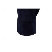 economico Camicie Elite da Uomo-Per uomo Camicia Blu marino scuro Marrone Verde militare Manica Lunga Semplice Colletto a Camicia Scuola Formale Bottoni Abbigliamento Elegante Vintage Cool Quotidiano