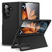 Недорогие Чехлы для Samsung-телефон Кейс для Назначение SSamsung Galaxy Z-образный сгиб 7 Z-сгиб 6 Z Fold 5 Z Fold 4 Кейс на заднюю панель Откидная подножка Защита от удара Ретро ПК